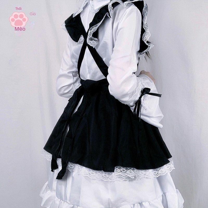 Product Introduction of Váy Hầu Gái, Phong Cách Lolita Dễ Thương Hàng Ngày, Quần Áo Nữ Nhật Bản, Trang Phục Hầu Gái Ông Chủ, Bộ Trang Phục Hầu Gái Mèo Thổi Đầy Đủ 8
