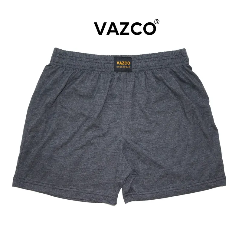 Quần short ngủ nam nữ VAZCO  Vải thun cotton co giản thoải mái màu trơn cơ bản phù hợp với mọi lứa tuổi Mùa hè Menswear 7