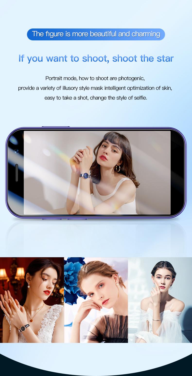 Product Introduction of Soyes xs17 3.0 "mini smart phone android9.0 Face ID 2GB RAM 16GB ROM dual SIM standby GPS 1950mAh 3g small phone mobile smartphone cellphone 30