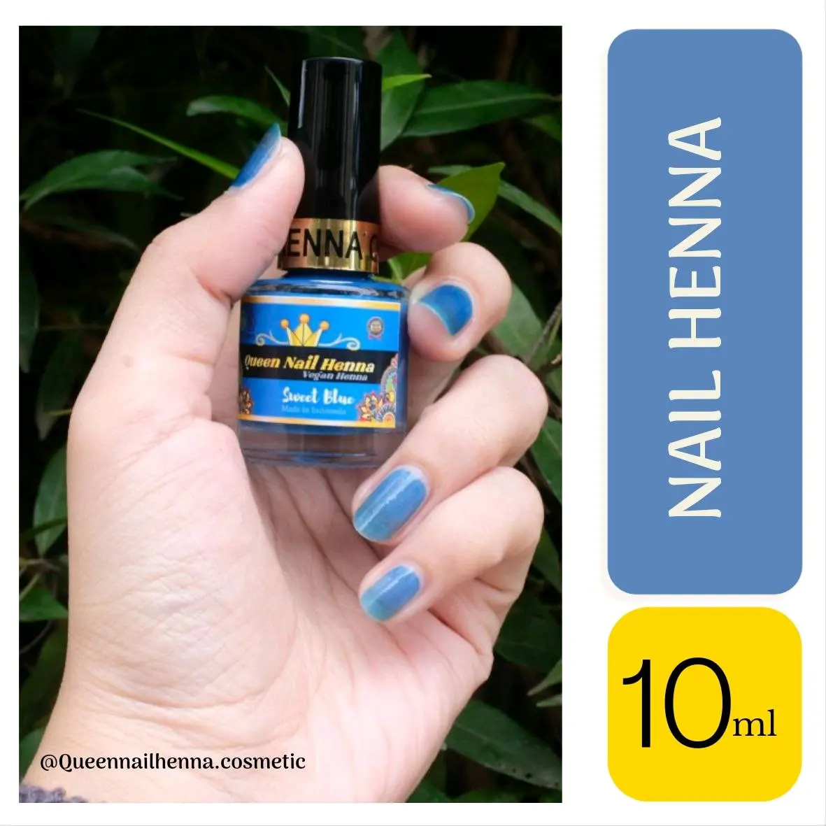Sweet Blue Queen Nail Henna, Kutek halal