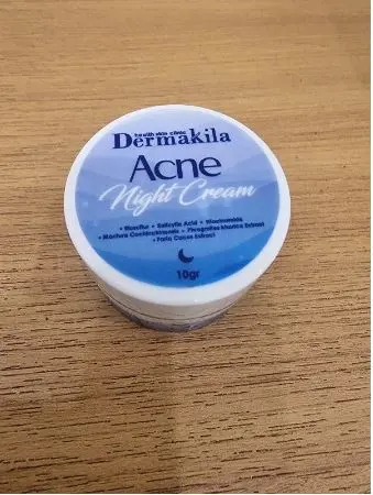 Acne Night Cream Krim Malam Menghilangkan Minyak dan Jerawat 0