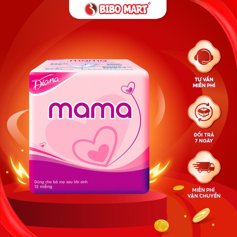 Băng vệ sinh Mama cho mẹ sau sinh 12 miếng - Bibo Mart