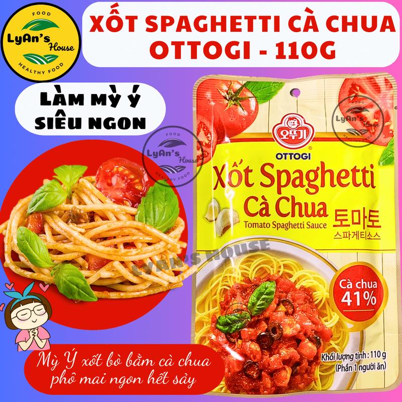  Sốt SPAGHETTI CÀ CHUA Vị Truyền Thống OTTOGI làm mỳ ý xốt cà chua cô đặc healthy An Phát Phát Ly House LyAn's House 
