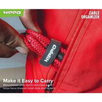 Gambar Hippo Velcro HV-02 Cable Organizer Pengikat Perekat Klip Kabel - 13CM (Isi 10pcs) - Black dari Hippo Official Indonesia Kota Administrasi Jakarta Pusat 5 Tokopedia