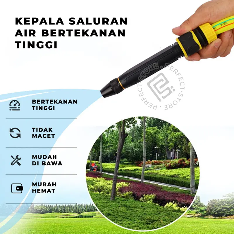 Kepala Sambungan Kran Air Jet Power Cuci Mobil Motor Pembersih Kendaraan Alat Siram Tanaman Kran Selang Air Semprot Lantai Selang Air 3