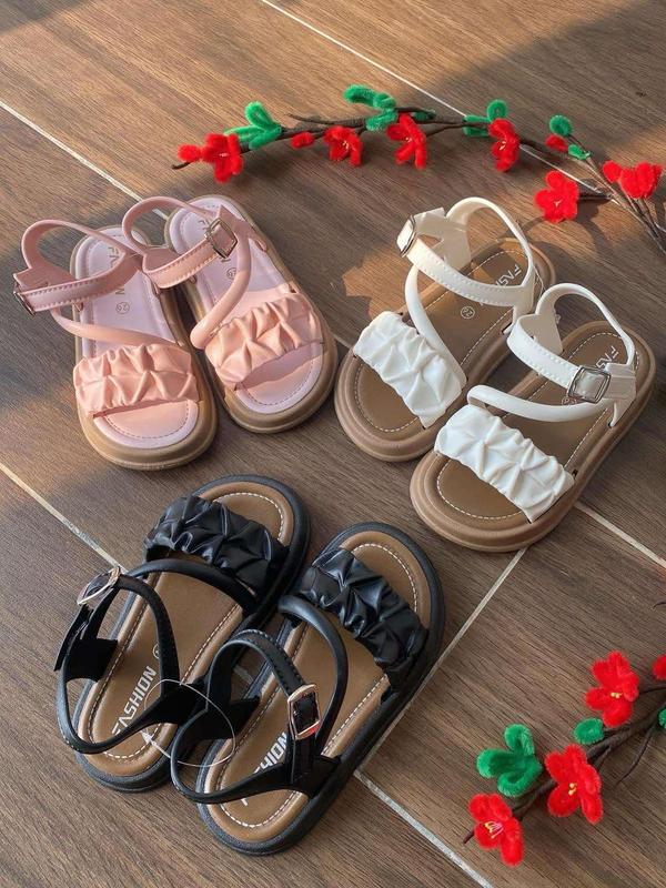 SANDAL quai ngang cho bé gái 1-10 tuổi kiểu dáng thời trang Đi 4 mùa (2025) 2