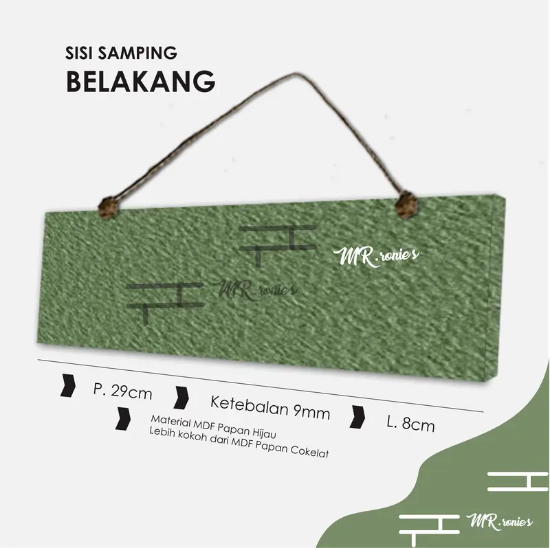 Hiasan Gantungan Kamar Pintu Pajangan Rumah Home Decor Motif Kucing Aesthetic 2
