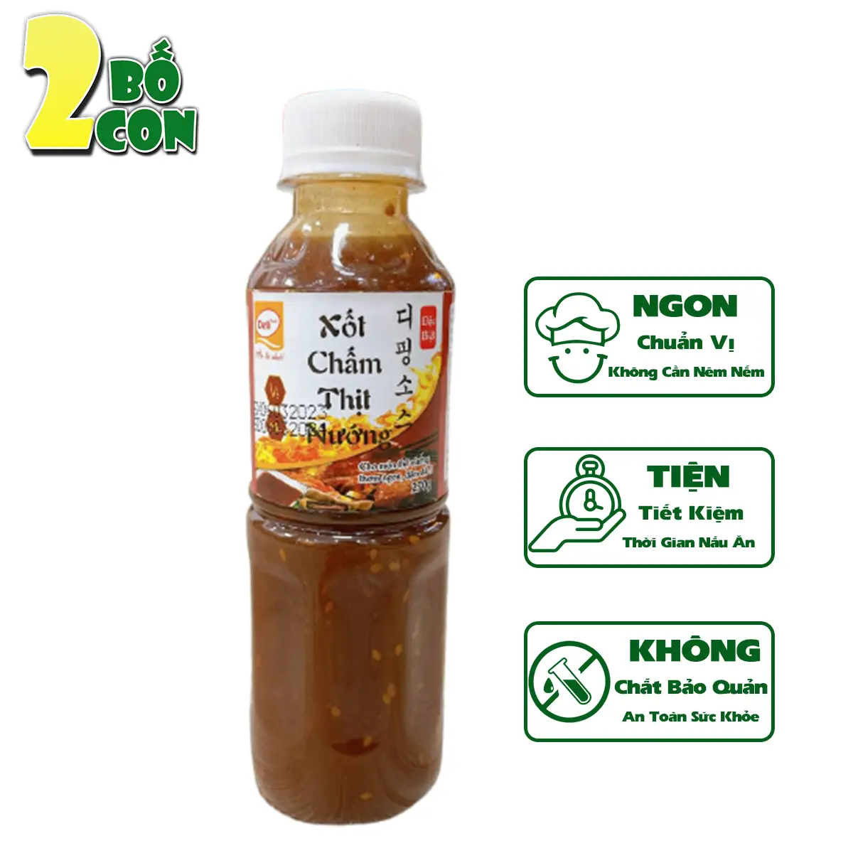 Nước Xốt Chấm Thịt Nướng DELI 270g - Gia Vị Chấm Hải Sản Và Món Nướng Nước Sốt Nước Sốt