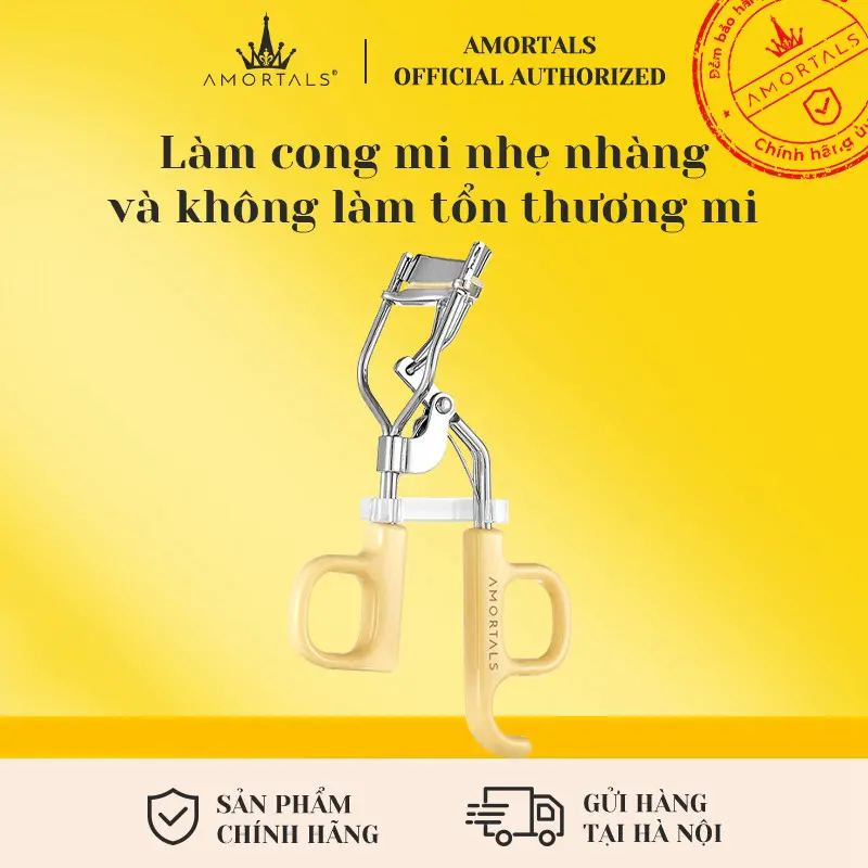 Kẹp mi Amortals làm cong tự nhiên, giữ nếp lâu, góc rộng hình hoa mặt trời, dễ dàng sử dụng cho người mới bắt đầu, kẹp mi nhẹ, giao hàng nhanh tại địa phương
