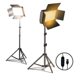 USB駆動 10インチ LEDリングライト、三脚付き、4.7フィートスタンド付きソフトフィルライト、ライブ配信・写真撮影・ビデオ撮影・スマホ用