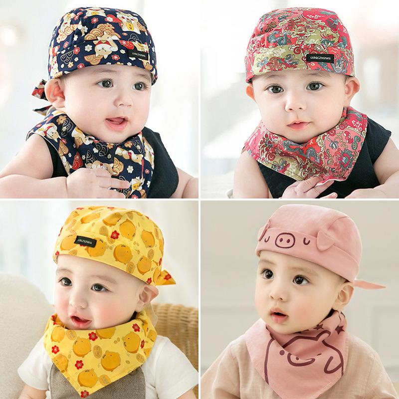 Mũ Cướp Biển Cho Trẻ Sơ Sinh, Khăn Trùm Đầu Cho Bé Trai Và Bé Gái 6-12 Tháng, Cotton Nguyên Chất, Mỏng, Dễ Thương, Siêu Dễ Thương, Mùa Xuân Và Mùa Thu Và Mùa Đông Trâu Nón