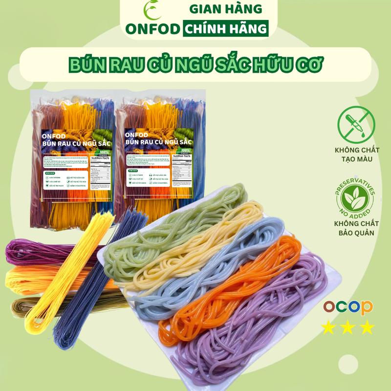Bún gạo lứt rau củ ngũ sắc 500g Eatclean Healthy Food
