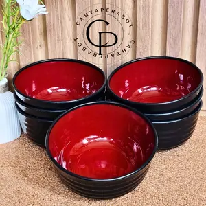 COD PROMO 12 PCS MANGKUK RAMEN TEBAL MANGKUK SERBAGUNA TERLARIS MANGKOK ULIR 15cm TERBARU ALAT PERLENGKAPAN DAPUR-KITCHENWARE