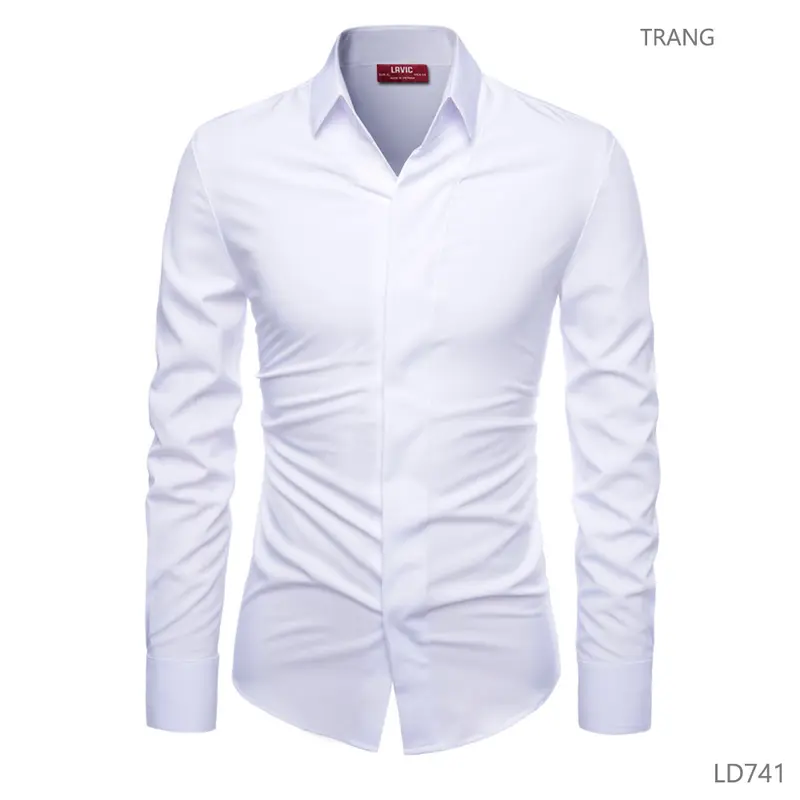 LAVIC - Áo sơ mi tay dài giấu nút 2
