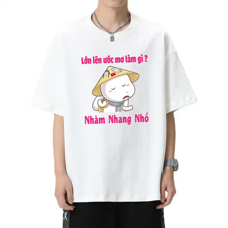 [IN 1 MẶT TRƯỚC] Áo thun NHÀM NHANG NHỒ hottrend mẫu chất chơi nam nữ form rộng cổ tròn menswear Unisex 2