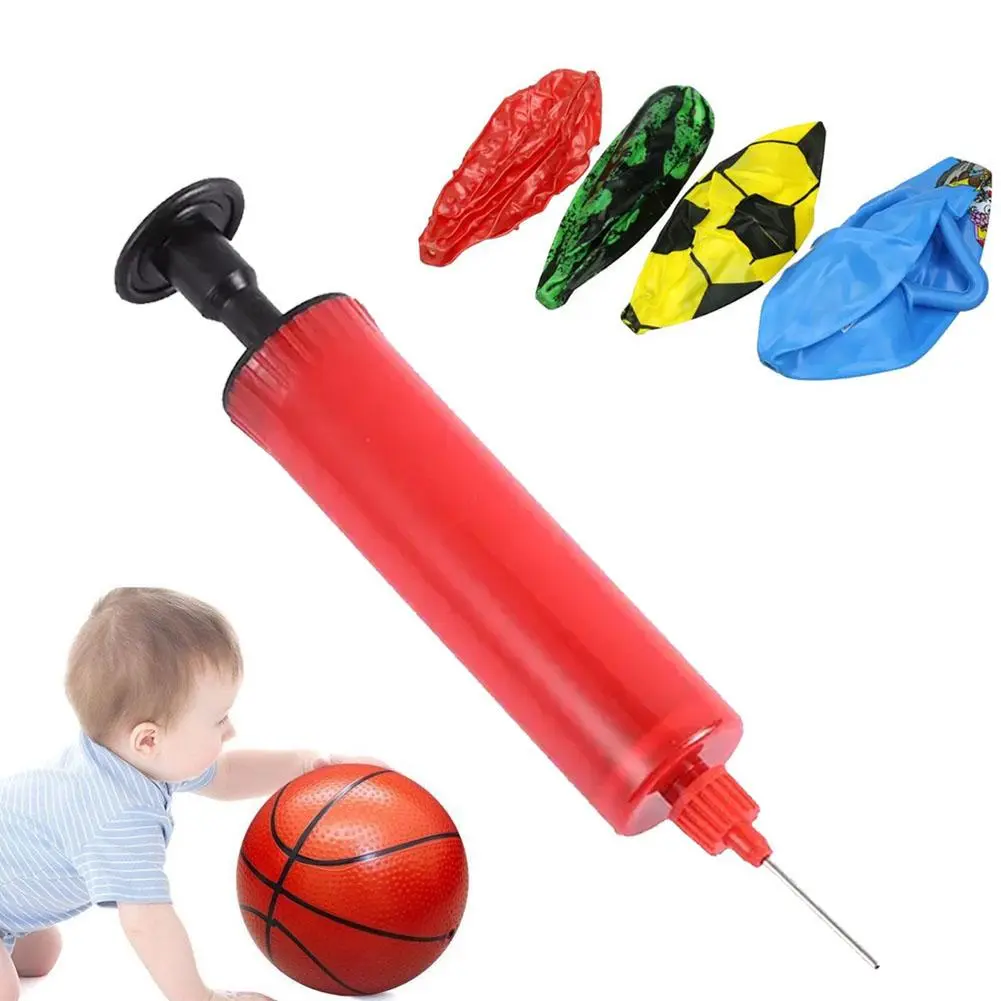 Hand Push Small Basketball Pump Football Pump Portable Volleyball Pump Needle Pump Toy Pump V1L1