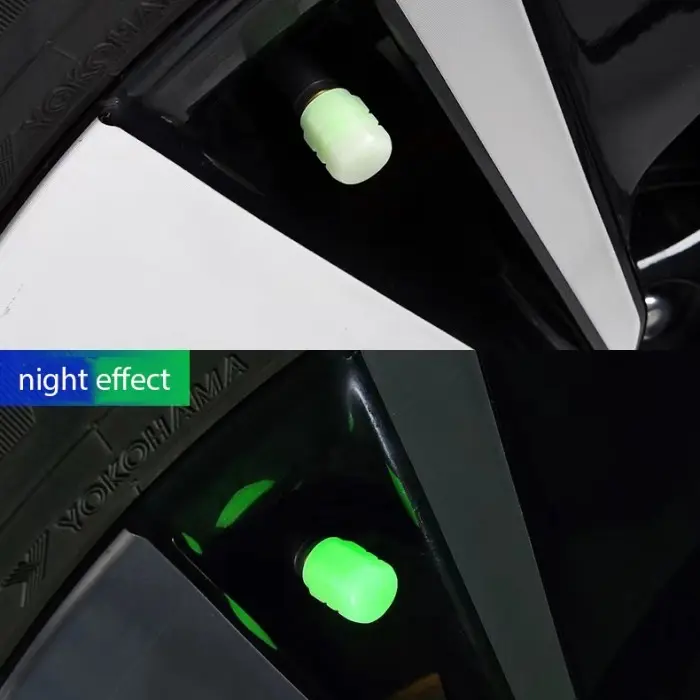 tutup pentil ban mobil motor sepeda glow in the dark luminous nyala car tire valve cap 2