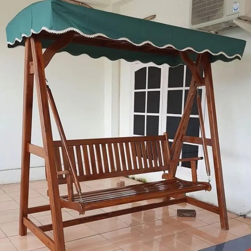 Kain Terpal Atap Ayunan Kayu / Kain Terpal Anti Air , kain payung , kanopi ayunan 5