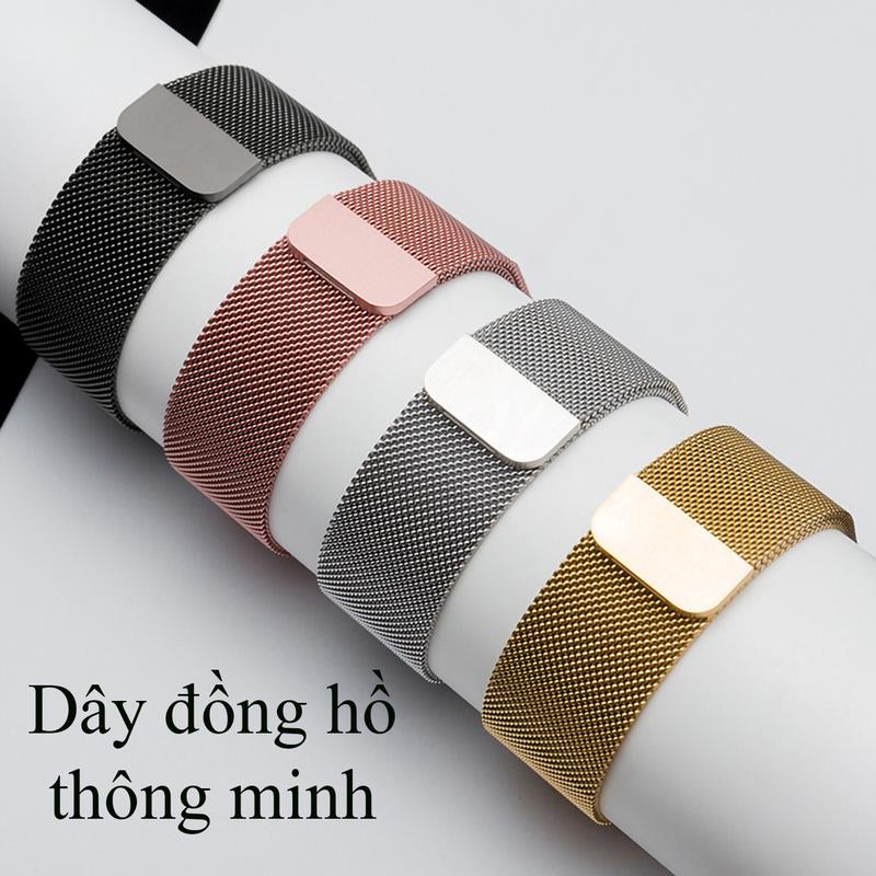 Dây đồng hồ thông minh series 9 8 7 6 5 4 SE Ultra, dây đồng hồ kim loại khóa nam châm Phụ Kiện