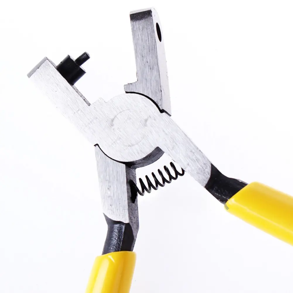 【BFTK】 Leather Belt Hole Punch Plier Eyelet Puncher Revolve Sewing Machine Watchband