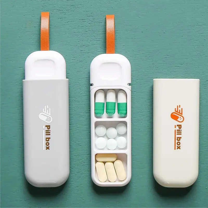 Hộp đựng thuốc chia 3 ngăn tiện lợi 6