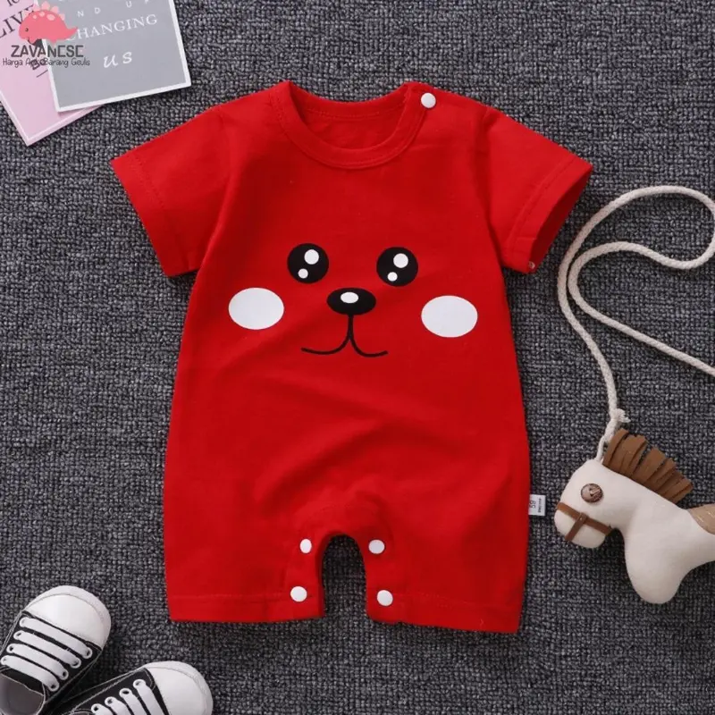 ZAVANESE SETELAN BAJU BAYI JUMPER IMPORT BB002 Katun Perempuan Lengan Cewek 2