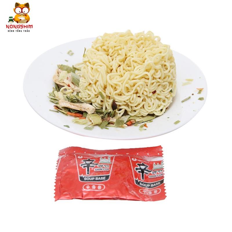 (Thùng 12 Ly) Mì Cay Nongshim Shincup Ly  신라면 컵 68g - Date 12 Tháng 1