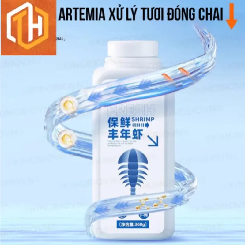 Artemia - sinh khối - thanh trùng chất lượng dinh dưỡng cao cho ăn trực tiếp,phù hợp cho cá trưởng thành và phát triển 2