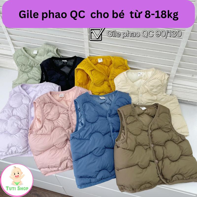 Áo phao SIÊU ẤM, áo khoác cho bé, áo khoác phao mùa đông cho bé trai, bé gái gile