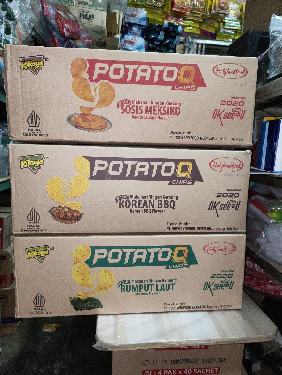 Ciki PotatoQ Chips 1Dus ISI 50Bks  Exp Maret 2027