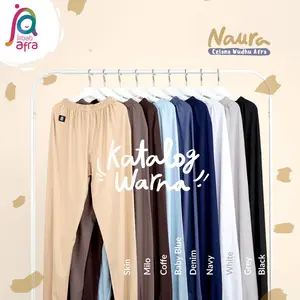 CELANA LEGING WUDHU AFRA NAURA BAHAN KAOS RAYON HQ - CELAMIS AFRA