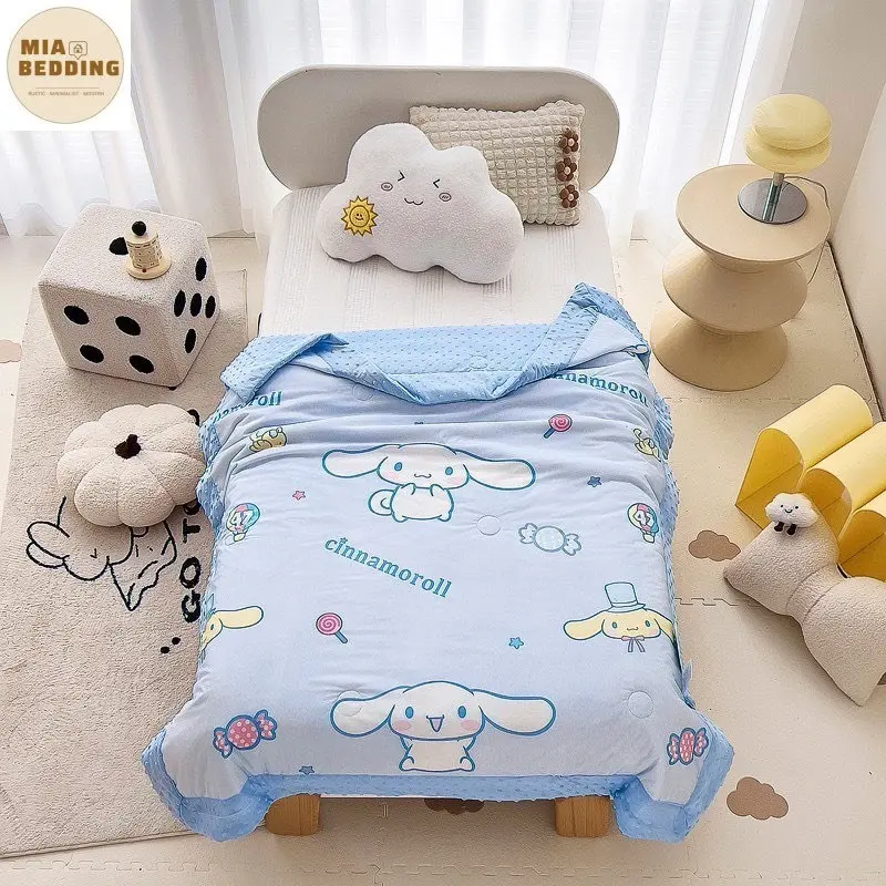 Chăn trẻ em cao cấp thun lạnh siêu mịn màng 8
