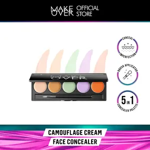MAKE OVER Camouflage Cream Face Concealer 5X2 g - Concealer Palette