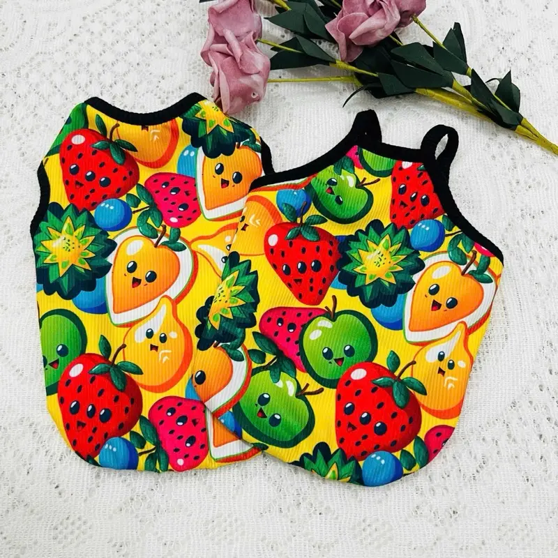 Áo thun gân ba lỗ fun fruit co dãn
