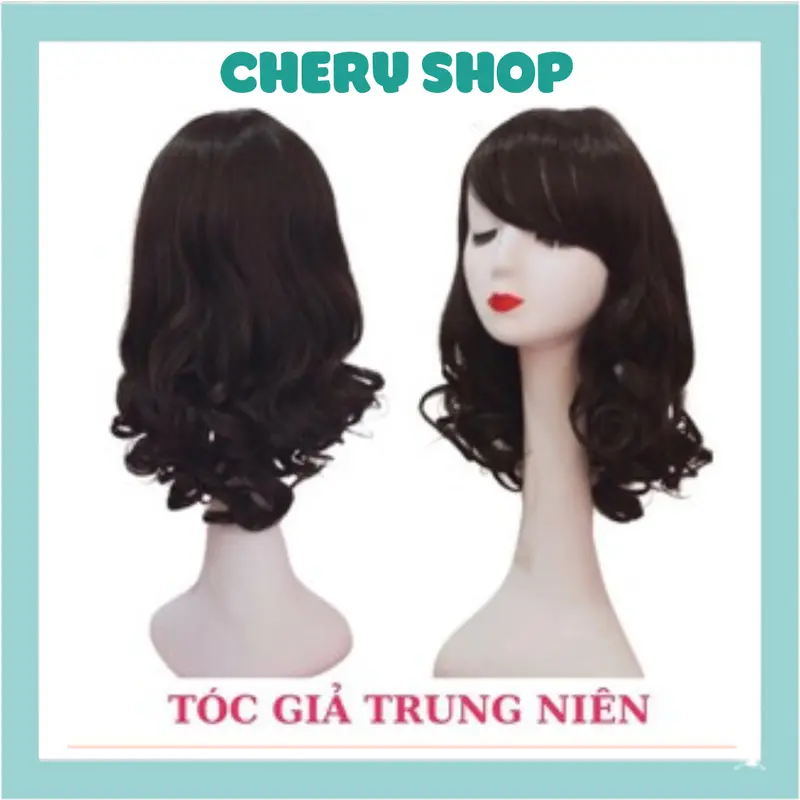 Tóc Giả Nữ, Tuổi Trung Niên, Ren Trùm Đầu, Tóc Người, Dễ Đeo, Với Lưới 1796 1