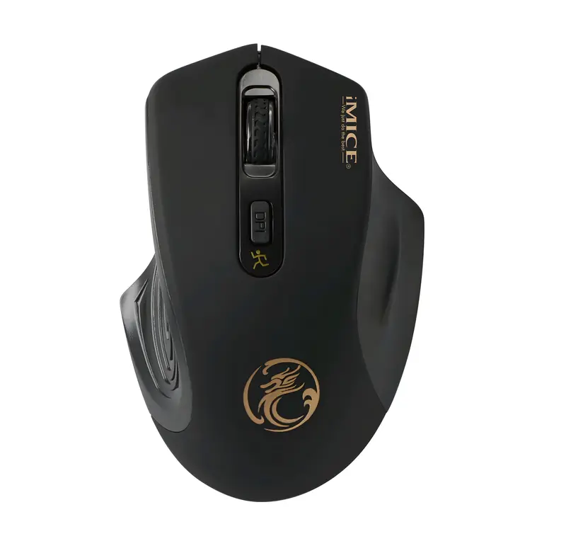 Mouse Gaming Wireless iMICE 2.4GHz 2000 DPI Tanpa Kabel Pc Komputer Laptop Nirkabel 3