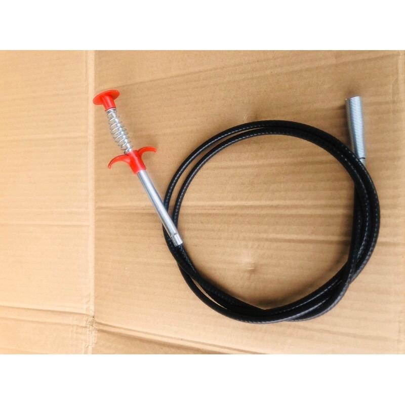 ￼Dụng Cụ Gắp Rác Thông Cống Dài 2 Mét Cây Que Móc Cống Gắp Lông Tóc Thông Tắc Bồn Cầu Ống Cống, Gắp Đồ Bị Rơi