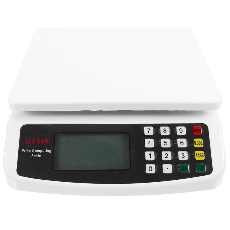 Cân Trọng Lượng Màn Hình LCD, Cân Gram Điện Tử Chính Xác, Để Theo Dõi Cơ Thể, Thích Hợp Cho Việc Nướng Em Bé, Thịt Và Thực Phẩm, Vật Liệu Nhựa, 24,00X22,00X6,60CM 5