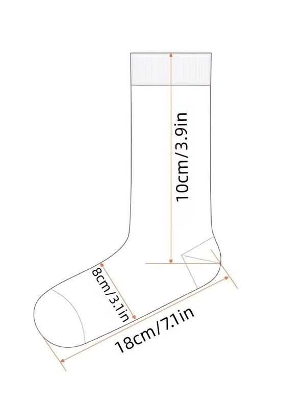 Women's 10 Pairs Solid Crew Socks, Business Casual Comfy Mid-calf Socks for Daily Wear, Women Socks for All Seasons 1