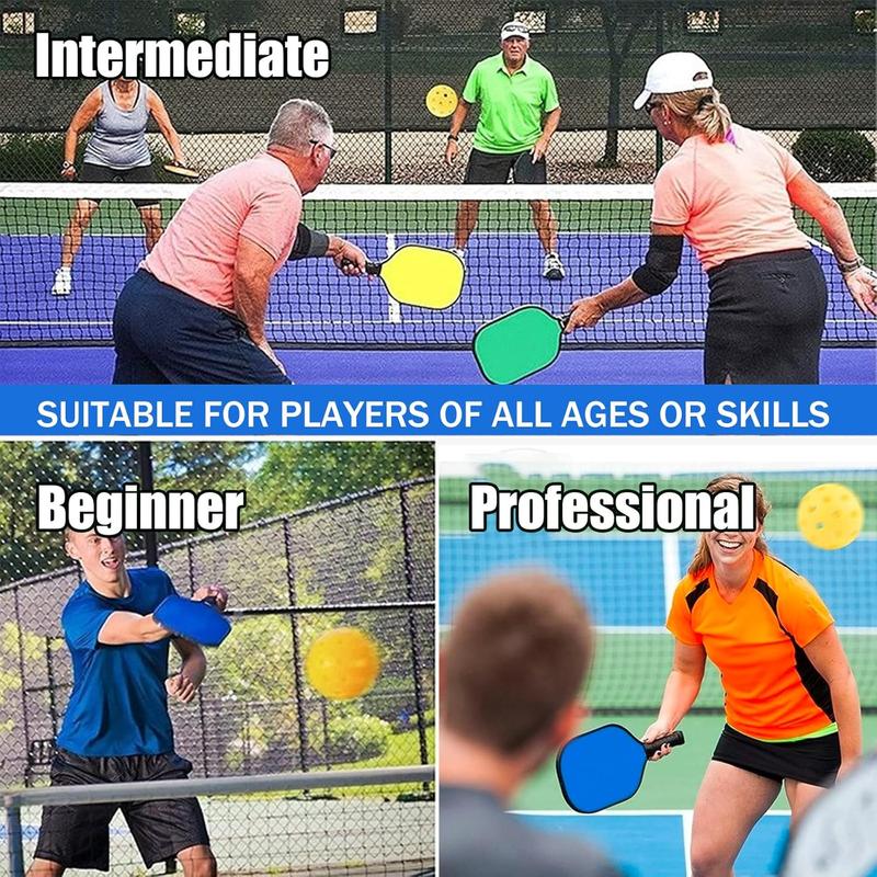 Outdoor Pickleball Ball, 6 Counts High Elasticity & Durable Pickle Ball for All Style Pickle Ball Paddles, Outdoor Sports Equipment 6
