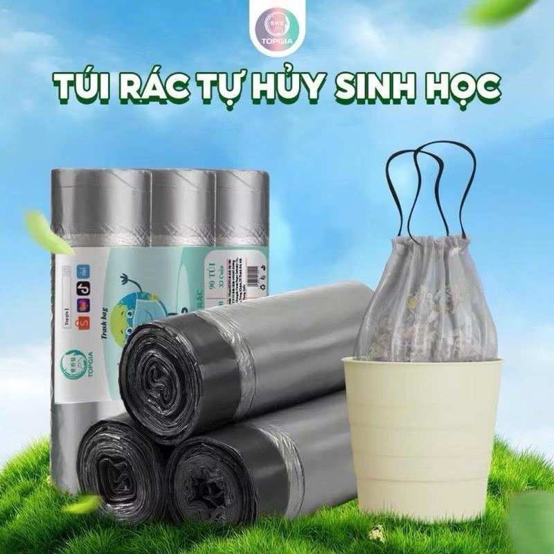 Combo 3 cuộn túi rác có dây topgia tiện lợi - TikTok Shop Vietnam