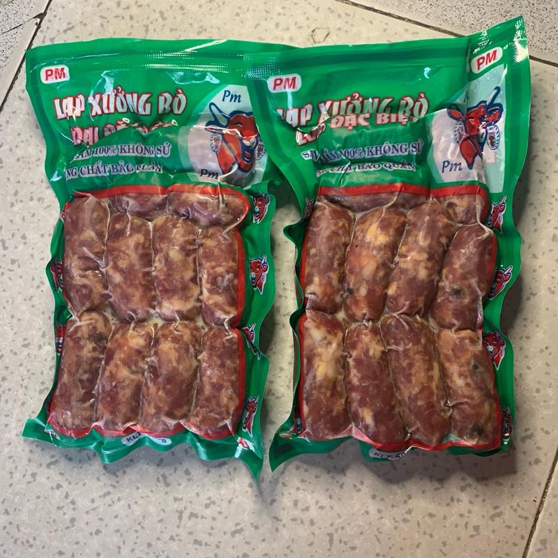 1kg Lạp Xưởng Bò thơm ngon - Đặc Sản Cai Lậy Tiền Giang - Shop Khô Miền Tây 2 - ( 1kg 2 túi) Food   thực phẩm đóng hộp lọ & đóng gói hữu cơ chan garut banh trang 2