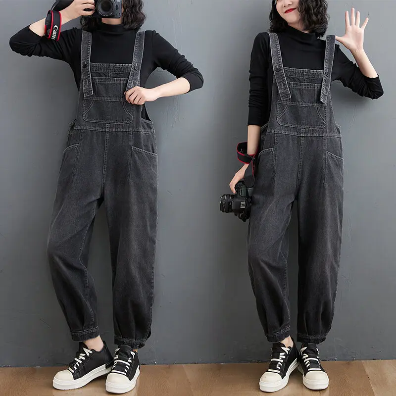 Catsuit Mỏng Vừa Vặn, Hàng Mới Về Mùa Xuân 2024, Cỡ Lớn, Dành Cho Phụ Nữ Và Phụ Nữ Béo, Bó Sát, Thiết Kế Bó Sát Quần Jean Nghệ Thuật Trẻ Trung