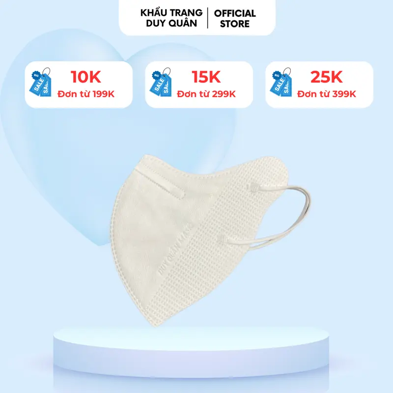 200 Chiếc Khẩu Trang 9A Duy Quân, 5 Lớp Kháng Khuẩn Dành Cho Người Lớn, Chống Tia UV, Bụi Mịn 0
