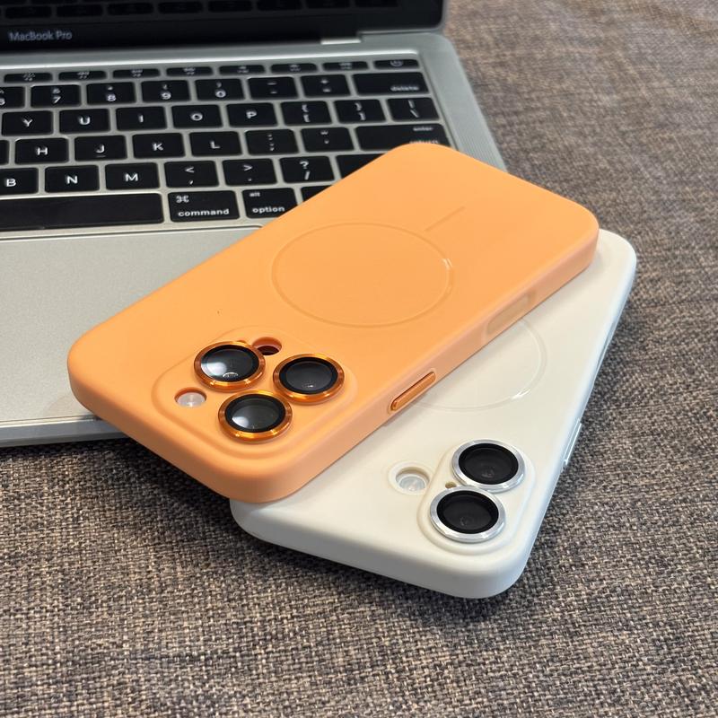 Ốp Điện Thoại Sạc Không Dây Từ Tính, Chất Liệu Silicon Lỏng Có Dây Đeo, TPU Mềm, Ốp Lưng Chống Sốc, Ốp Lưng Bảo Vệ, Tương Thích Với iPhone 12, 13, 14, 15, 16, 17, AIR, Pro Max Và Plus