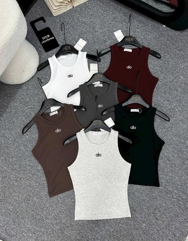 Product Introduction of Áo ba lỗ nữ , chất thun zip mừm thêu chữ alo hot hit 9