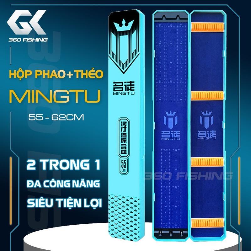 Hộp Đựng Phao Thẻo Mingtu 2 Trong 1 Hộp Đựng Phao Và Hộp Đựng Thẻo Câu Đài Đa Năng  ABS Cao Cấp - Docauanhquan21