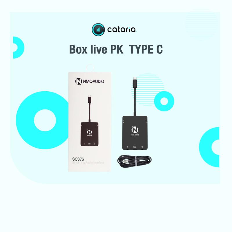 BOX Live Dành Cho TYPE C Vừa Livestream, Thu  âm, Vừa Pk Vừa Sạc Hỗ trợ dùng bộ mic Livestream, Thu âm Phụ Kiện Nghe Nhạc