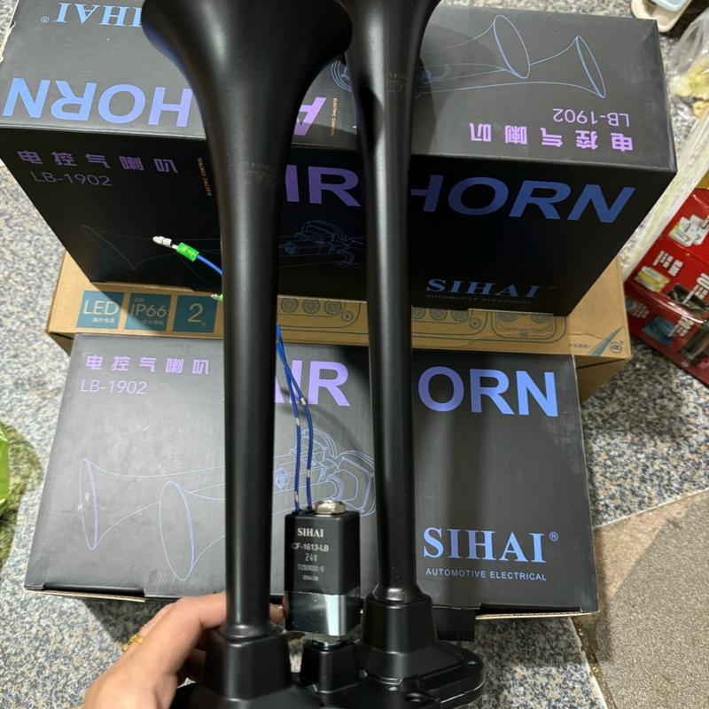 còi sinh hơi 2 loa shihai 1902 (12v:24v) 2