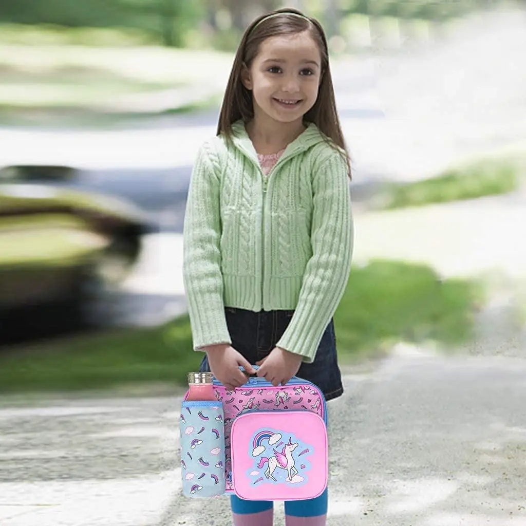 Insulated Lunch Box / School Picnic Bag / Crossbaody Waterproof Handbag with Strap kuromi